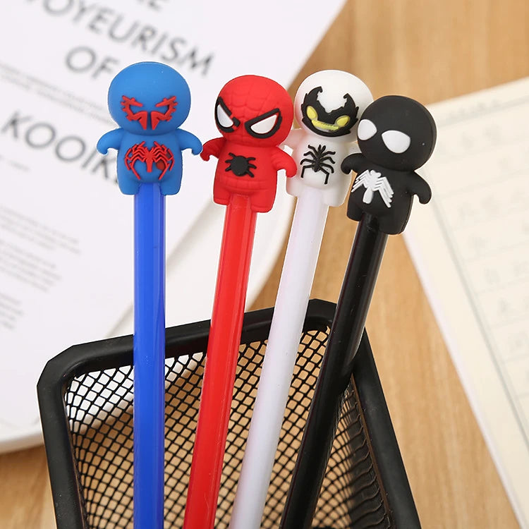 48 PC Bulk Cute Character Topper Pens Kit