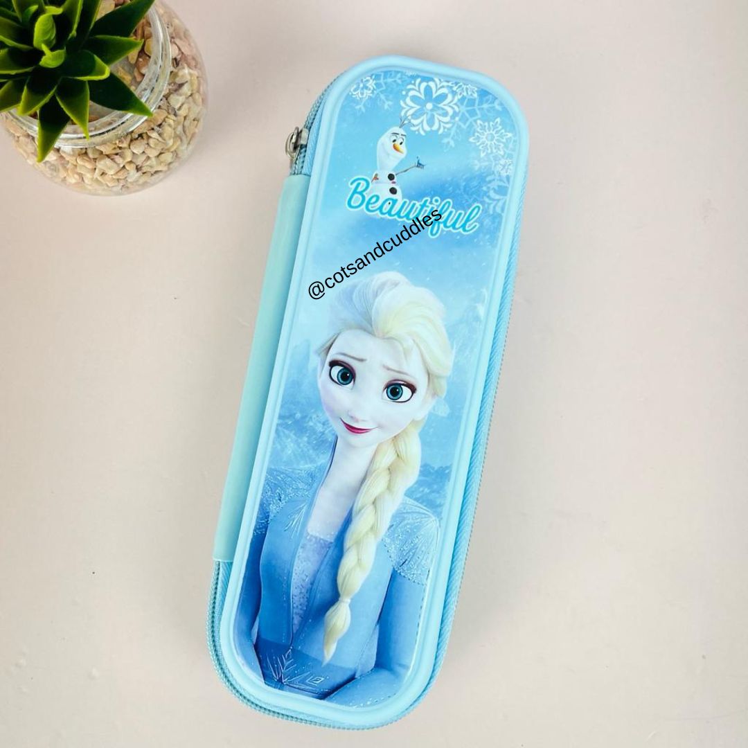 Buy Pencil case//pencil box case// frozen pink pencil box//kids pencil box  - Lowest price in India