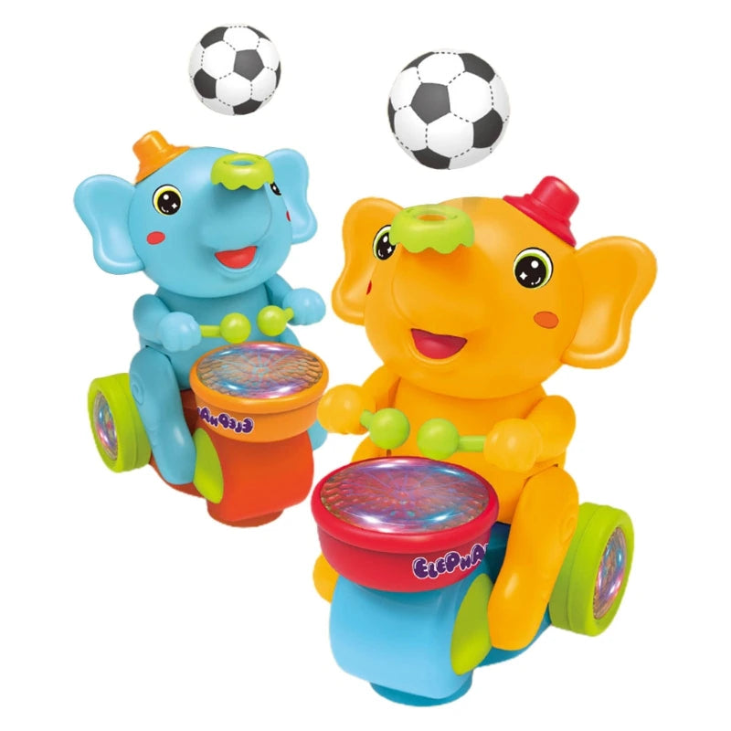 Musical elephant store baby toy