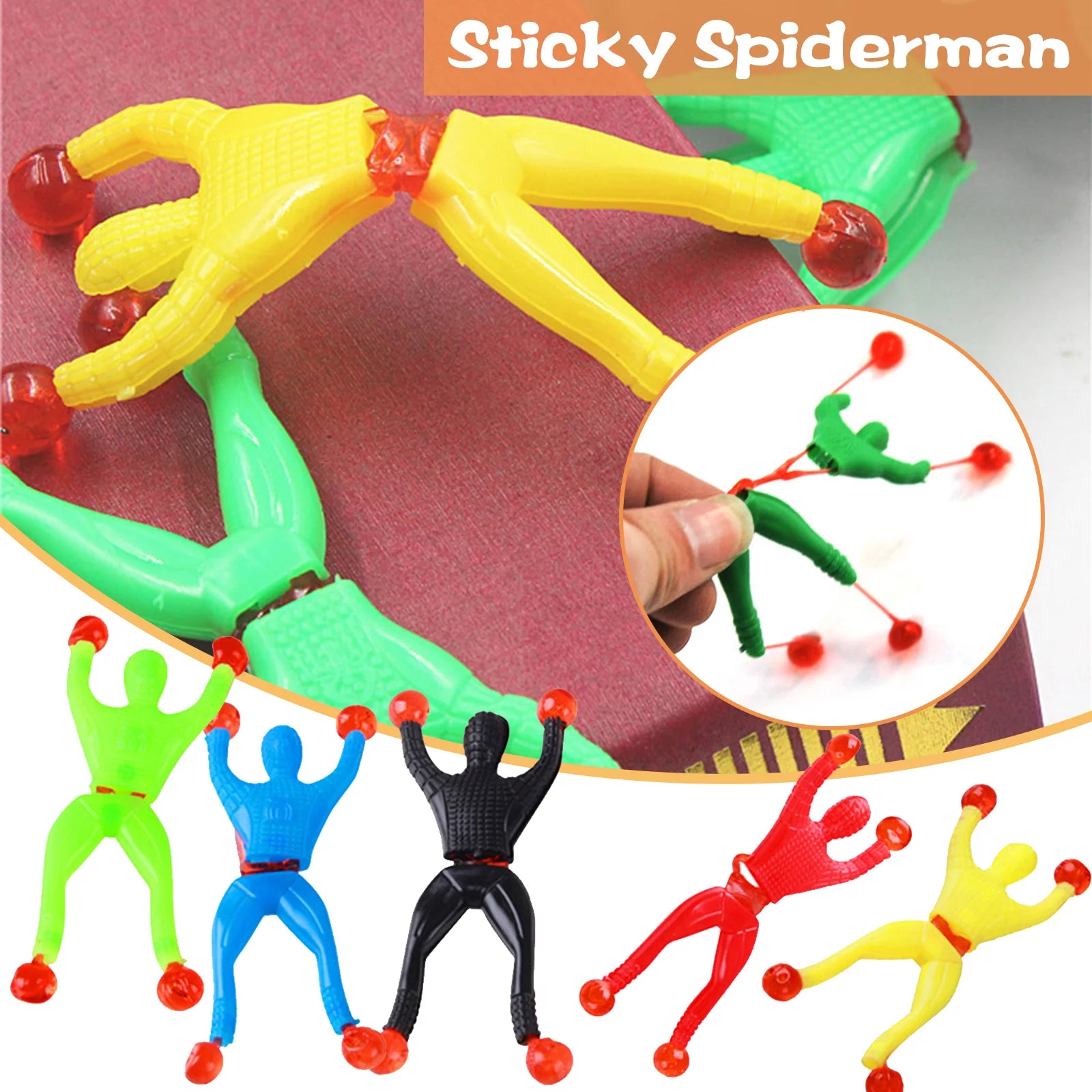 Spider man hot sale sticky toy