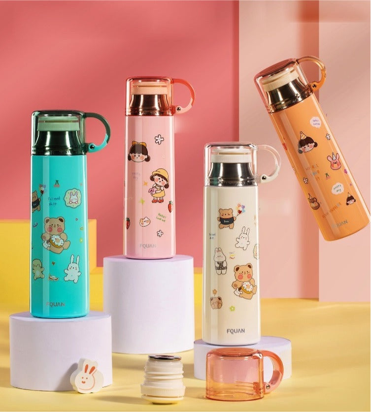 Pastel Color Thermos Bottle  Thermos bottle, Bottle, Cute water bottles