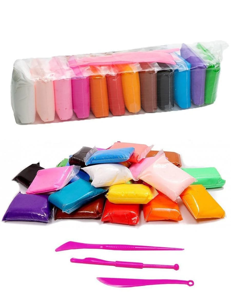 Air Dry Clay 27 Colors, Modeling Clay for Kids, DIY Molding Magic