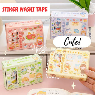 kawai washi tape and sticker