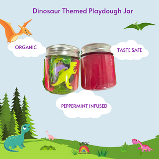 Dinosaur Playdough Curiosity Jar