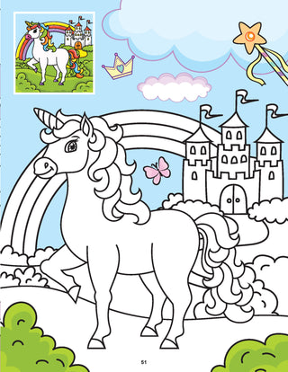 My Magical Unicorn Copy Colour Book for Children Age 2 -7 Years - Make Your Own Magic Colouring Book