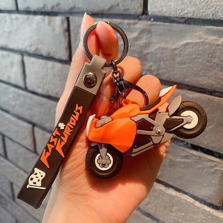  Bike and Boy Keychain