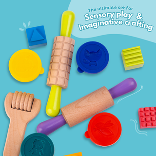 Pretend Play Roll & Mold Set for Kids