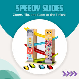 Wooden Speedy Slide for Kids