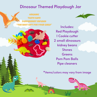 Dinosaur Playdough Curiosity Jar