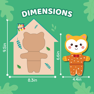 Wooden Zoo Dress Up for Kids