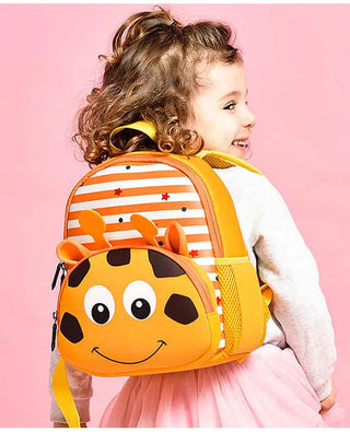 Cute Baby Giraffe Soft Plush Backpack  with Front Pocket for Kids