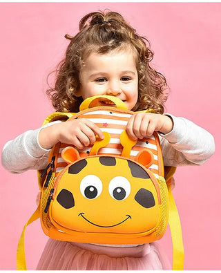 Cute Baby Giraffe Soft Plush Backpack  with Front Pocket for Kids