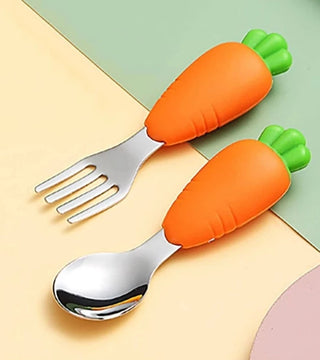 carrot design cutlery set