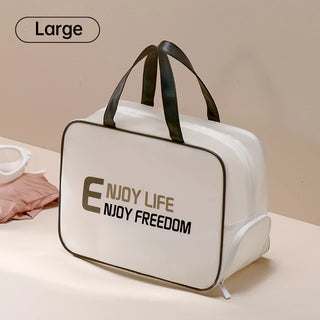 Wash Bag with Shoe Pocket