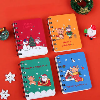 Spiral Christmas Design Pocket Diary for Kids (Random Colour)