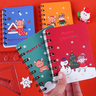 Spiral Christmas Design Pocket Diary for Kids (Random Colour)