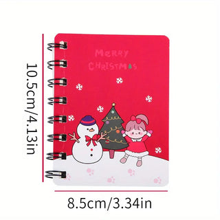 Spiral Christmas Design Pocket Diary for Kids (Random Colour)