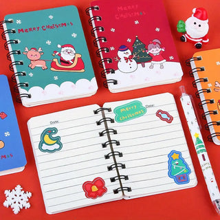 Spiral Christmas Design Pocket Diary for Kids (Random Colour)