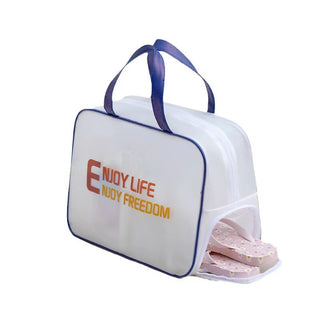 Wash Bag with Shoe Pocket