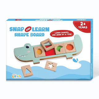 Wooden Snap & Learn for Kids