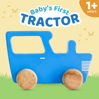 Wooden Tractor for Kids