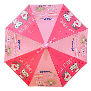 Premium Quality Printed Umbrella For Kids (Kitty)