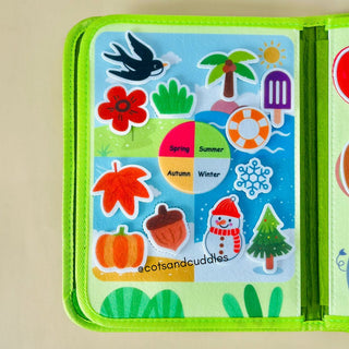 Cots and Cuddles Felt Activity Book Jungle