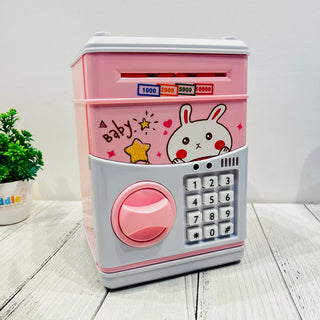 Cartoon Theme Electronic Piggy Bank for Kids