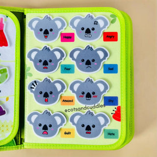 Cots and Cuddles Felt Activity Book Jungle