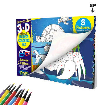  GLOGLOW 2pcs/Set Water Doodle Pen, Water Drawing Doodle Pens  for Book Toddlers Kids Doodle Mat Water : Toys & Games