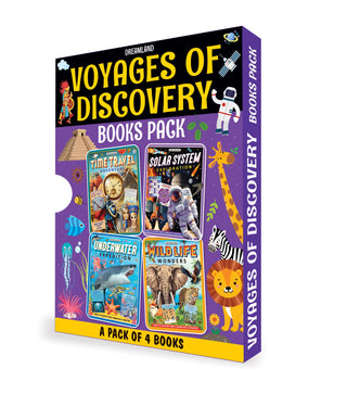 Voyages of Discovery Activity Books Pack for Kids Age 5 -10 years – A Set of 4 Books