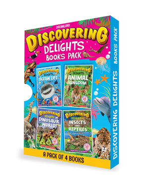 Discovering Delights Activity Book Pack for Kids Age 4 -10 years – A Set of 4 Books