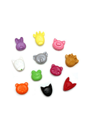 Animal Head Design Crayons Set Pack of 8