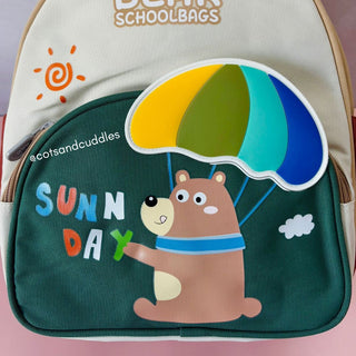 Bear Design School Backpack For Kids