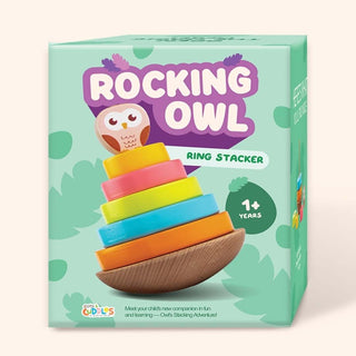 Wooden Rocking Owl for Kids