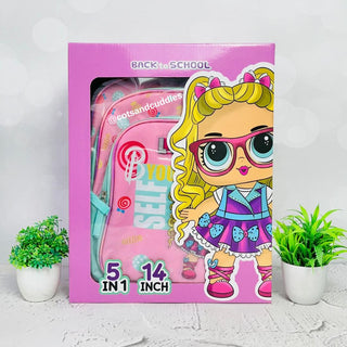 Loly Girl Theme Back to School Combo Set for Kids