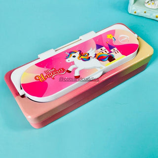 Unicorn Metal Pencil Case