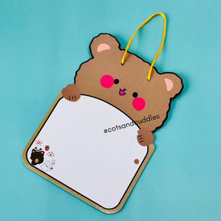 Animal Design Write and Wipe Board for Kids (1pc)