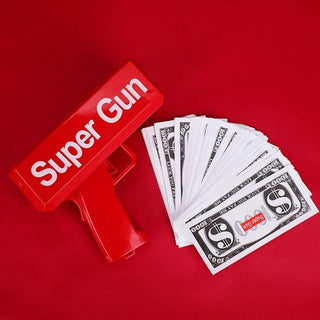 Unleash the Fun with Supreme Money Gun - The Ultimate Cash Firing Toy for Kids