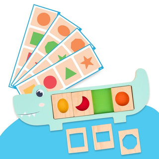 Wooden Snap & Learn for Kids