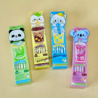 Cute Animal Design Pencil Set Set of 24 (Random)