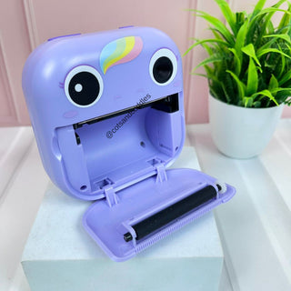 Kid-Friendly Unicorn-Theme Instant Capture and Print Camera