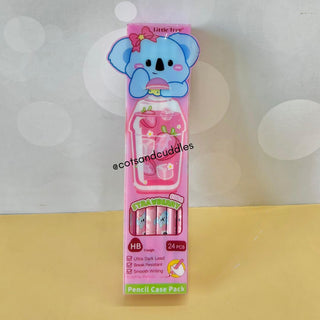 Cute Animal Design Pencil Set Set of 24 (Random)