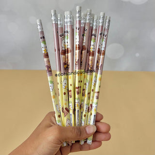 Cute Animal Design Pencil Set Set of 24 (Random)