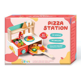 Pretend Play Pizza Station for Kids