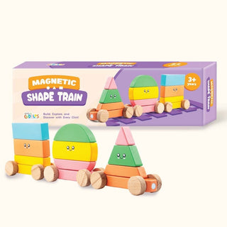 Wooden Magnetic Train for Kids