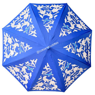 Magical Color-Changing Umbrella for Kids: Blue Dinosaur (Design May Vary)