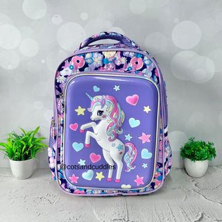 Cute Design Hardshell Square Pocket Backpack For Kids