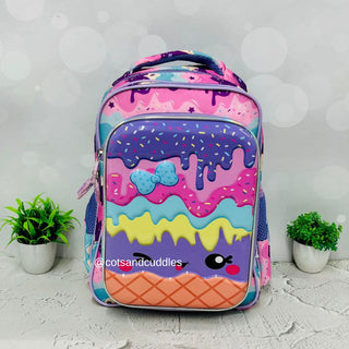 Cute Design Hardshell Square Pocket Backpack For Kids