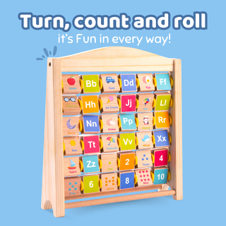 Cots and Cuddles Wooden Abacus Board for Kids